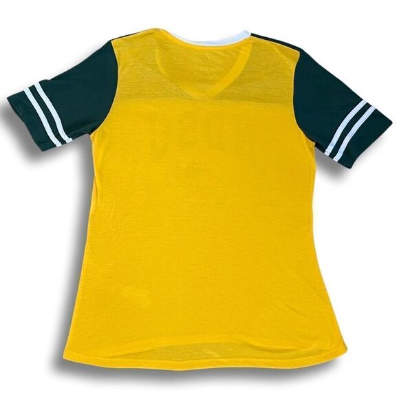 Colosseum North Dakota State Bison V-Neck T-Shirt Forest Green Large - Picture 3 of 6